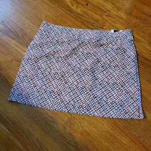 NWT IZOD Golf Skort Size 16 Pink White Blue Athlesuire Retail $68.00